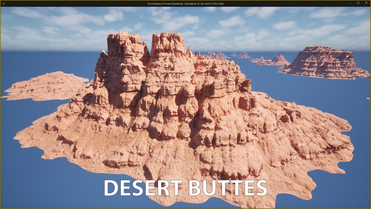 Media 1 for listing Desert Buttes | Nanite