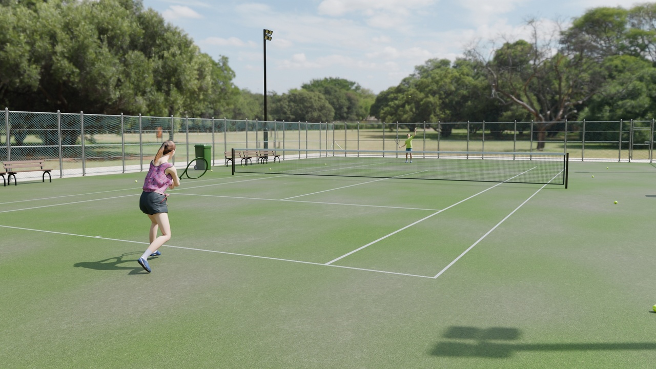 Media 1 for listing Tennis Court - Blender Scene