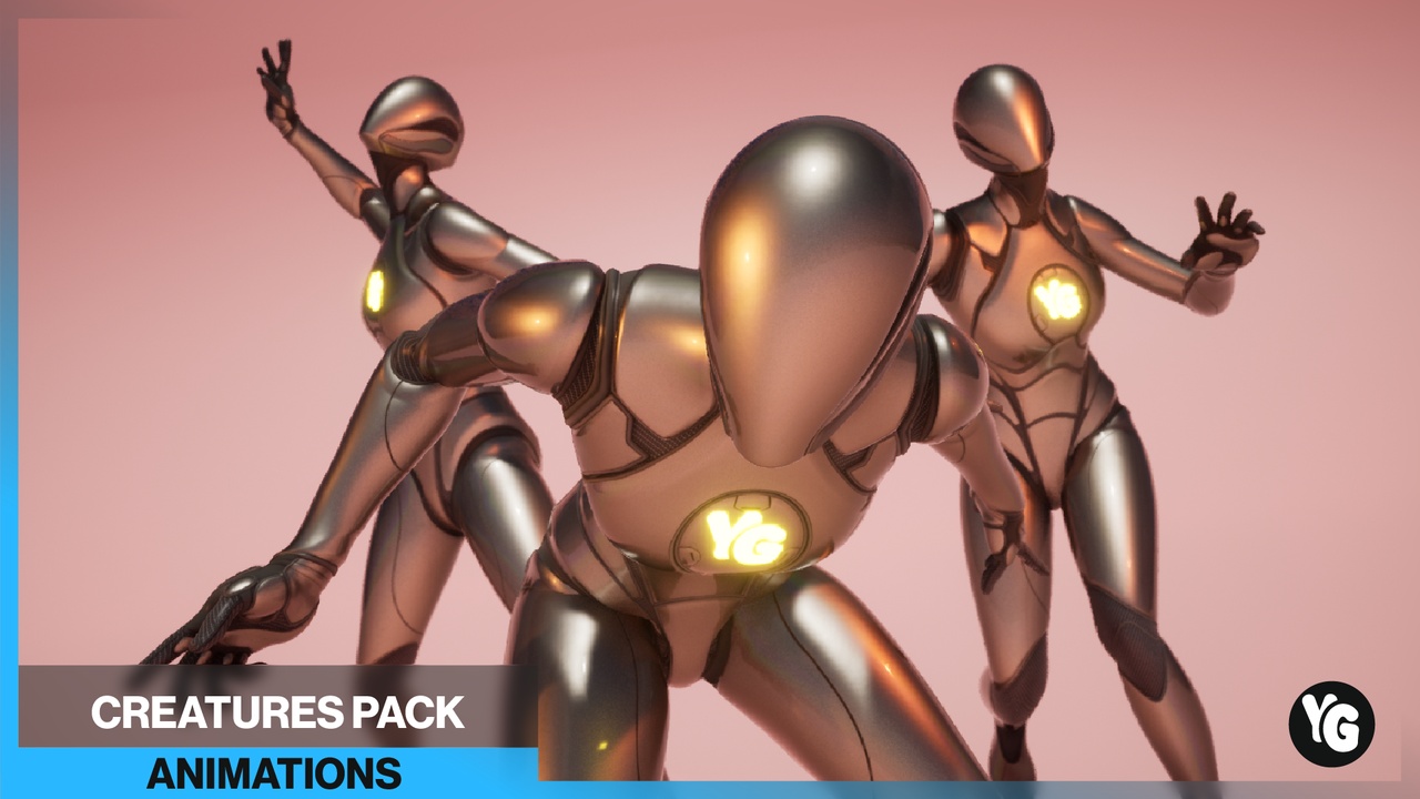商品 60 Creatures Mocap Animations 的媒体 1