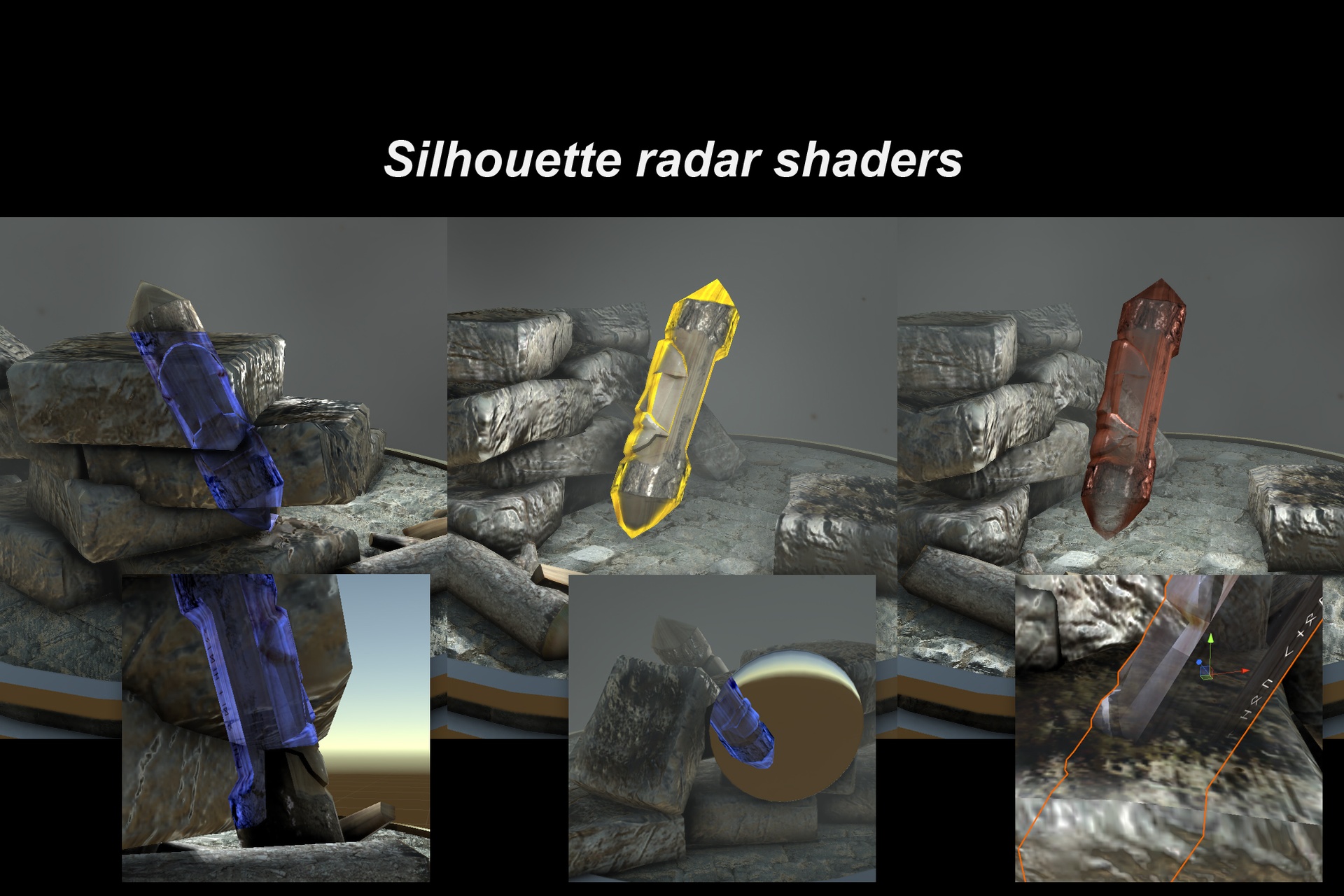 Silhouette Radar Shaders | Fab