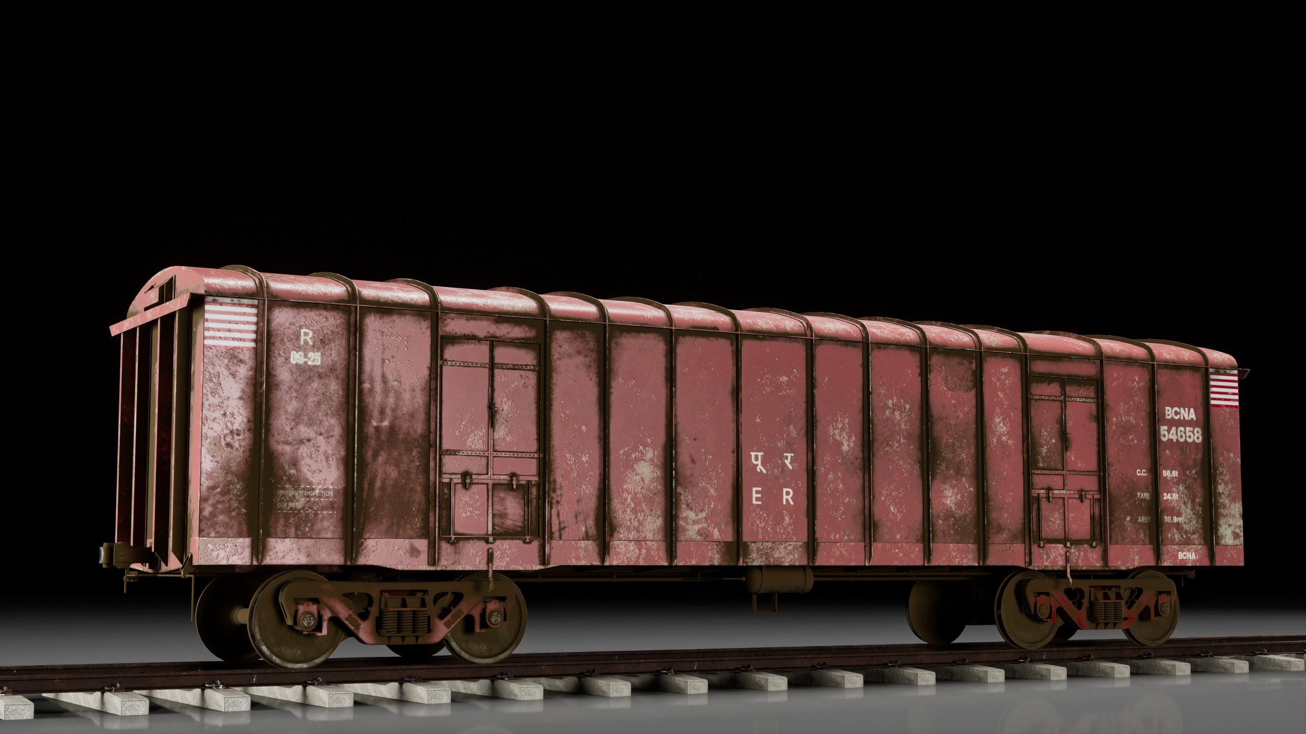 Media 1 for listing Indian Railways BCNA Freight Wagon