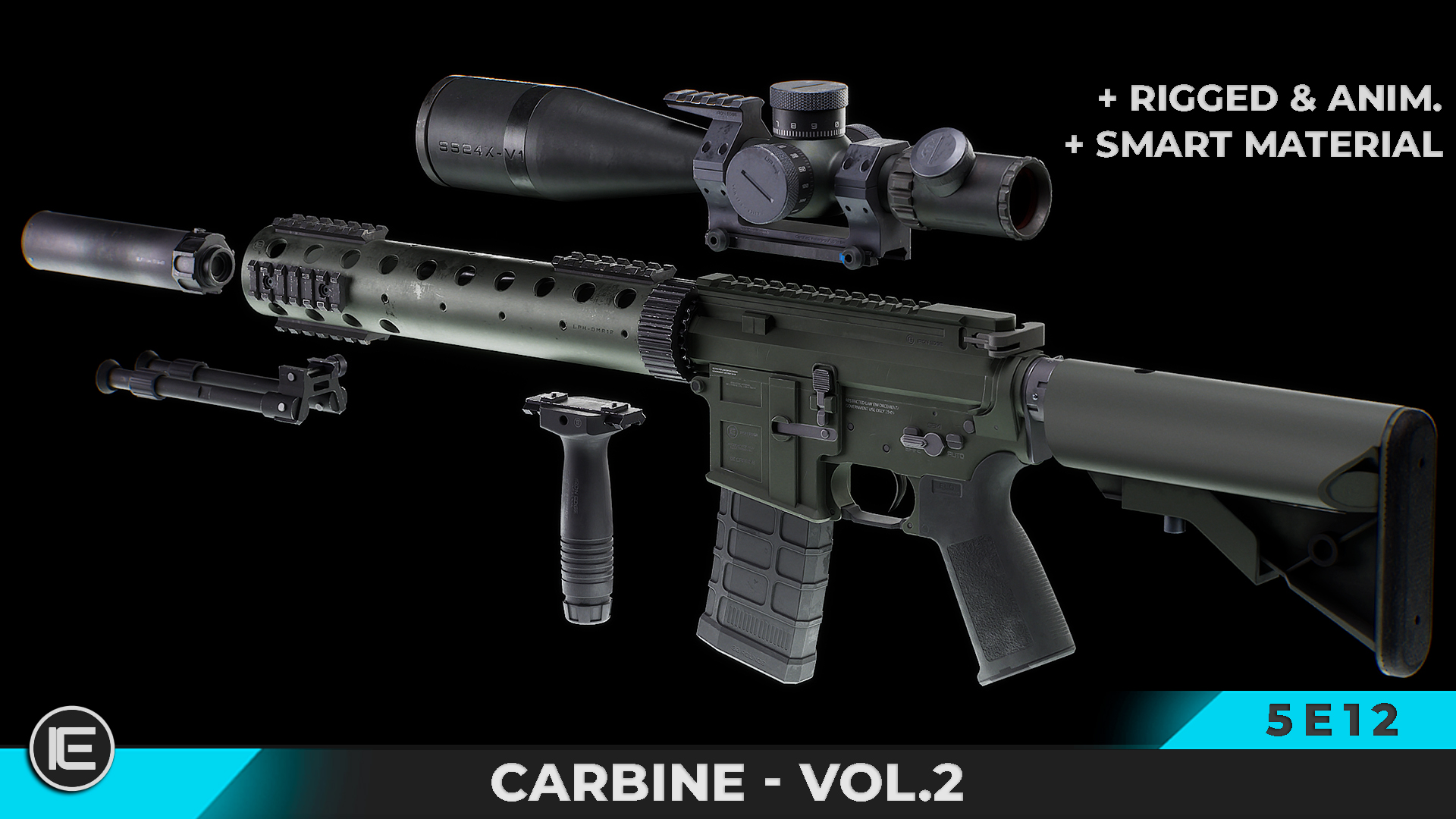 IE Pro Kit – Suppressed Precision Rifle - 5E12