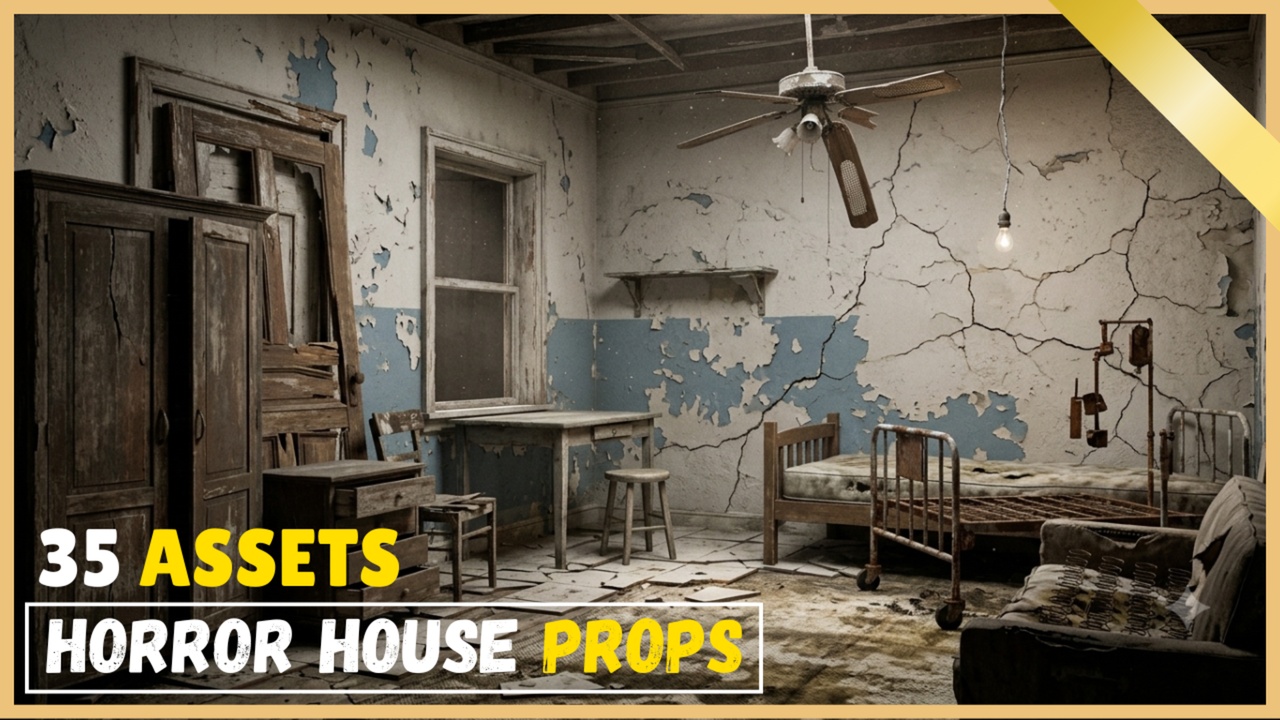 Media 1 for listing AAA Horror Props | Horror Environment Pack