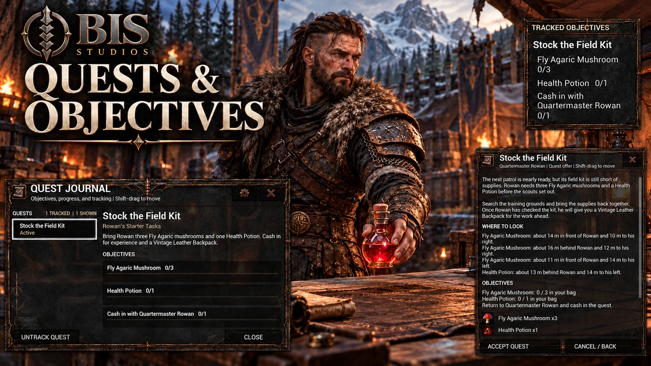 Media 1 for listing Quest & Objective System: Plug&Play