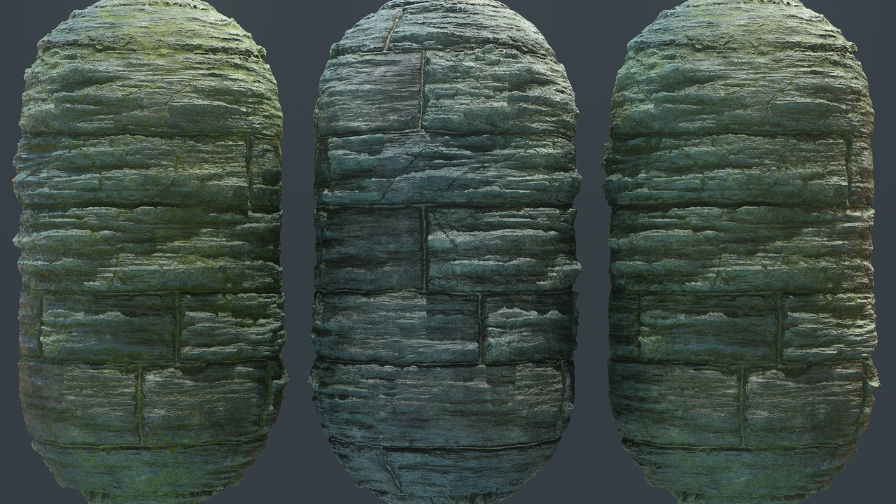 Media 1 for listing Stone Wall PBR Materials VOL.10