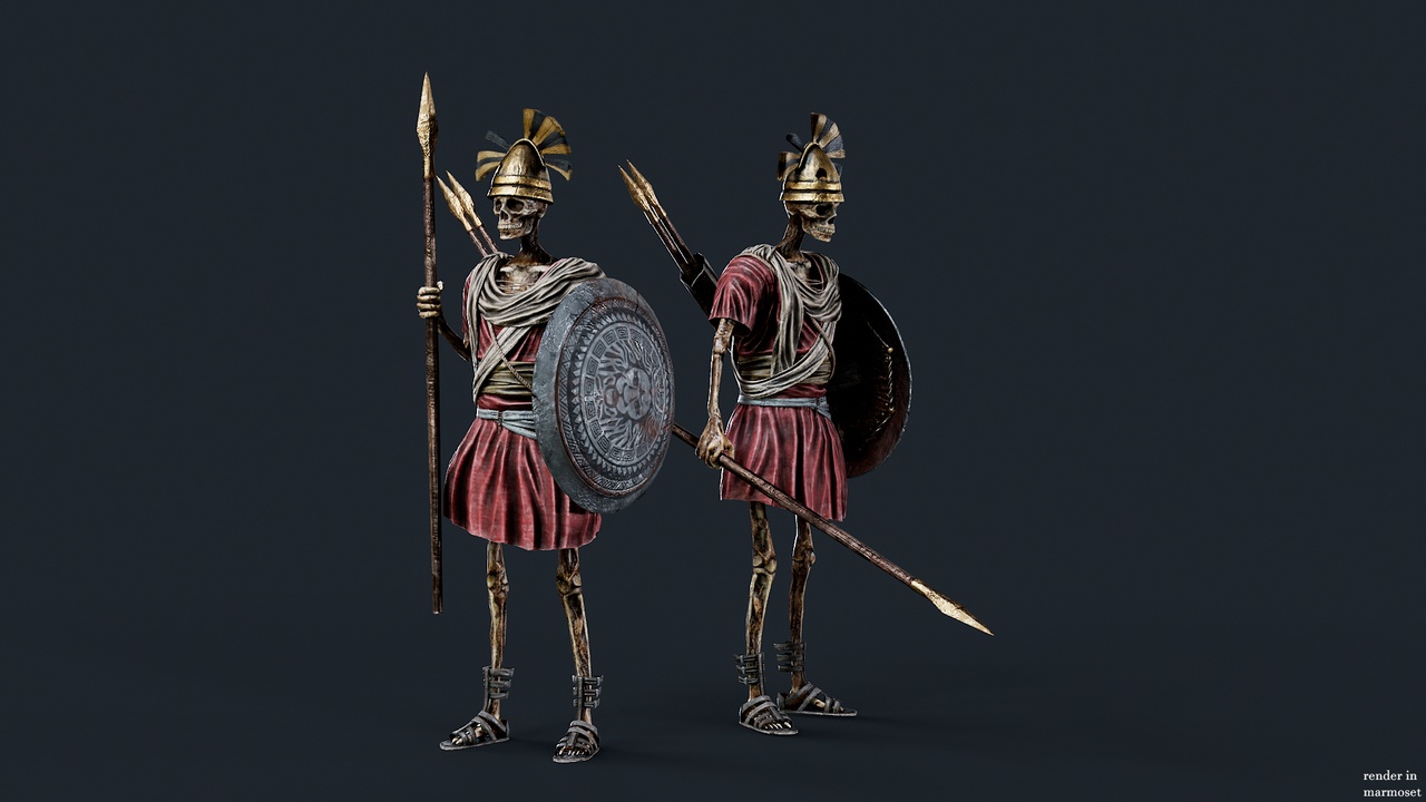 Media 1 for listing SKELETON SPARTAN SPEARMAN