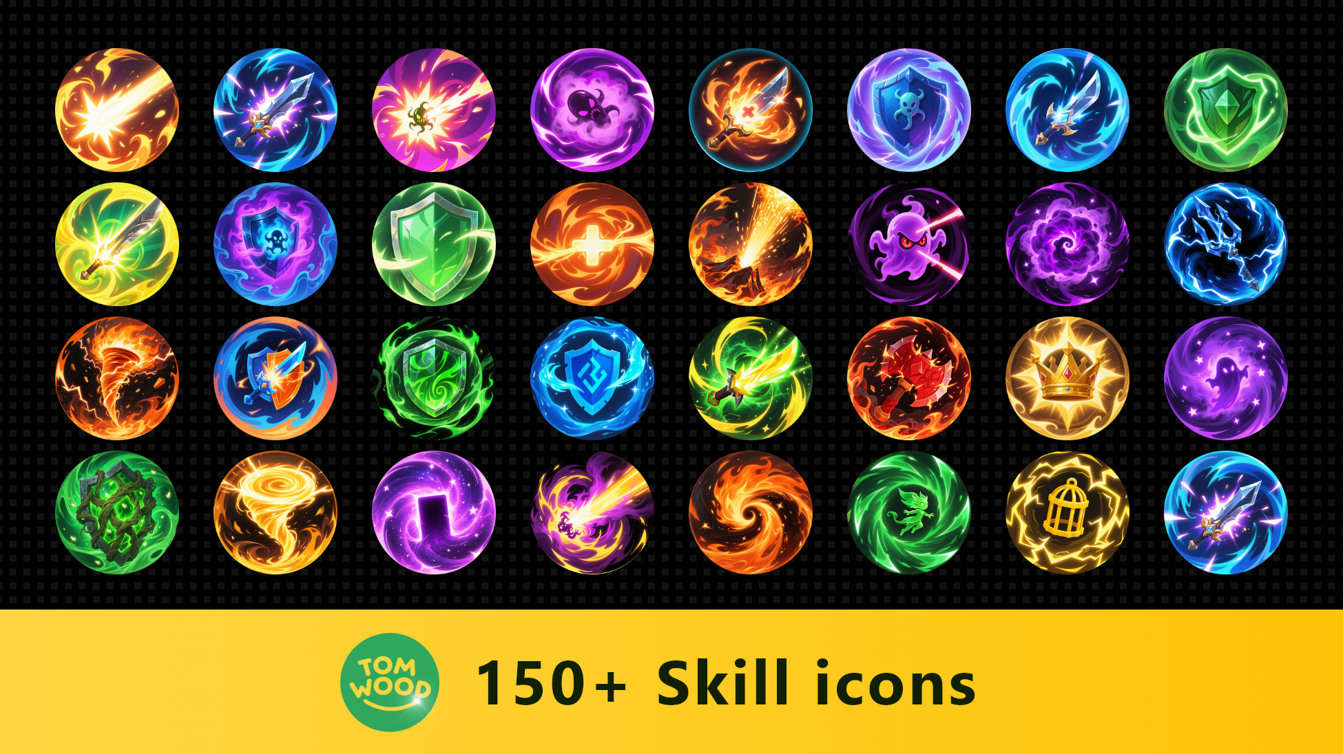 150+ Skill icons | Fab