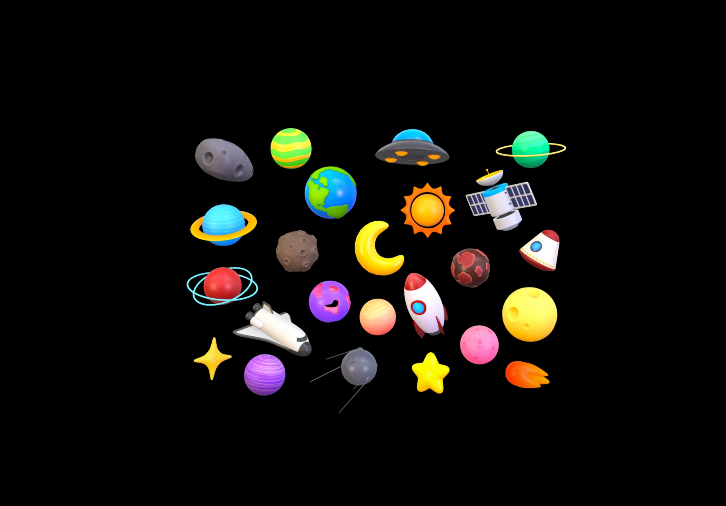 Cartoon Space Pack | Fab