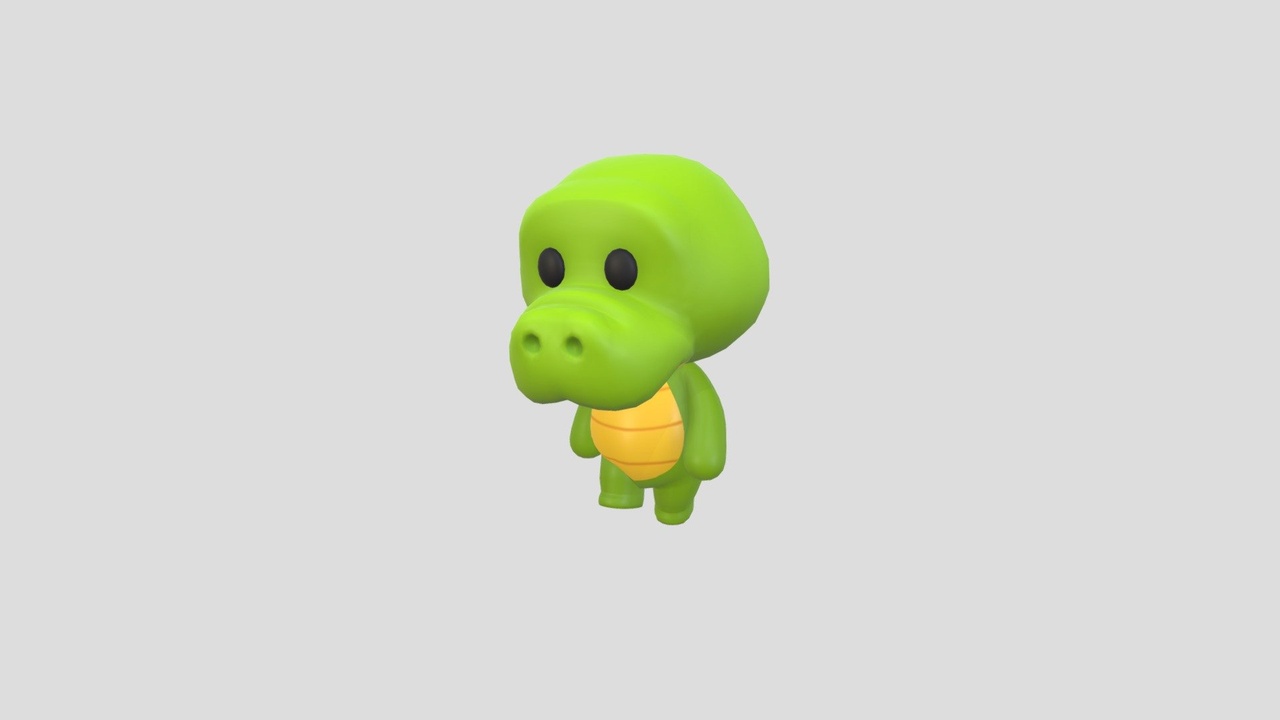 Media 1 for listing Character329 Rigged Crocodile