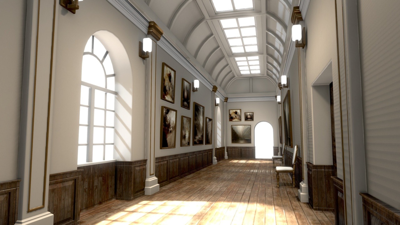 Media 1 for listing Art Gallery Hallway