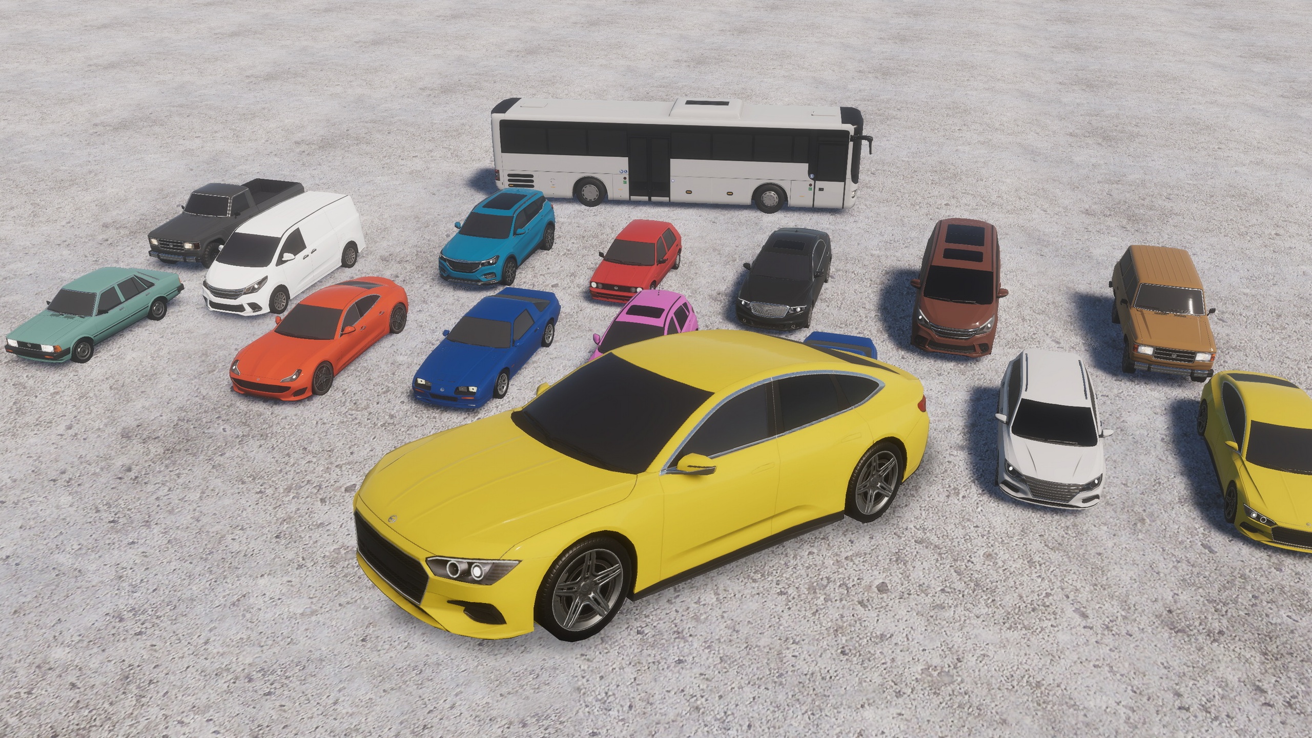 Background Cars [Unity] 제품 등록을 위한 미디어 1개