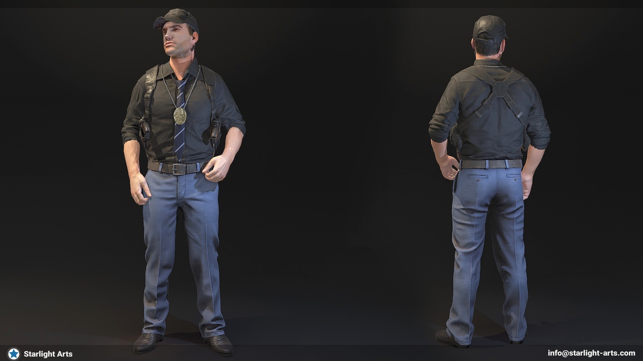 Detective and Casual Cloth Pack 제품 등록을 위한 미디어 1개