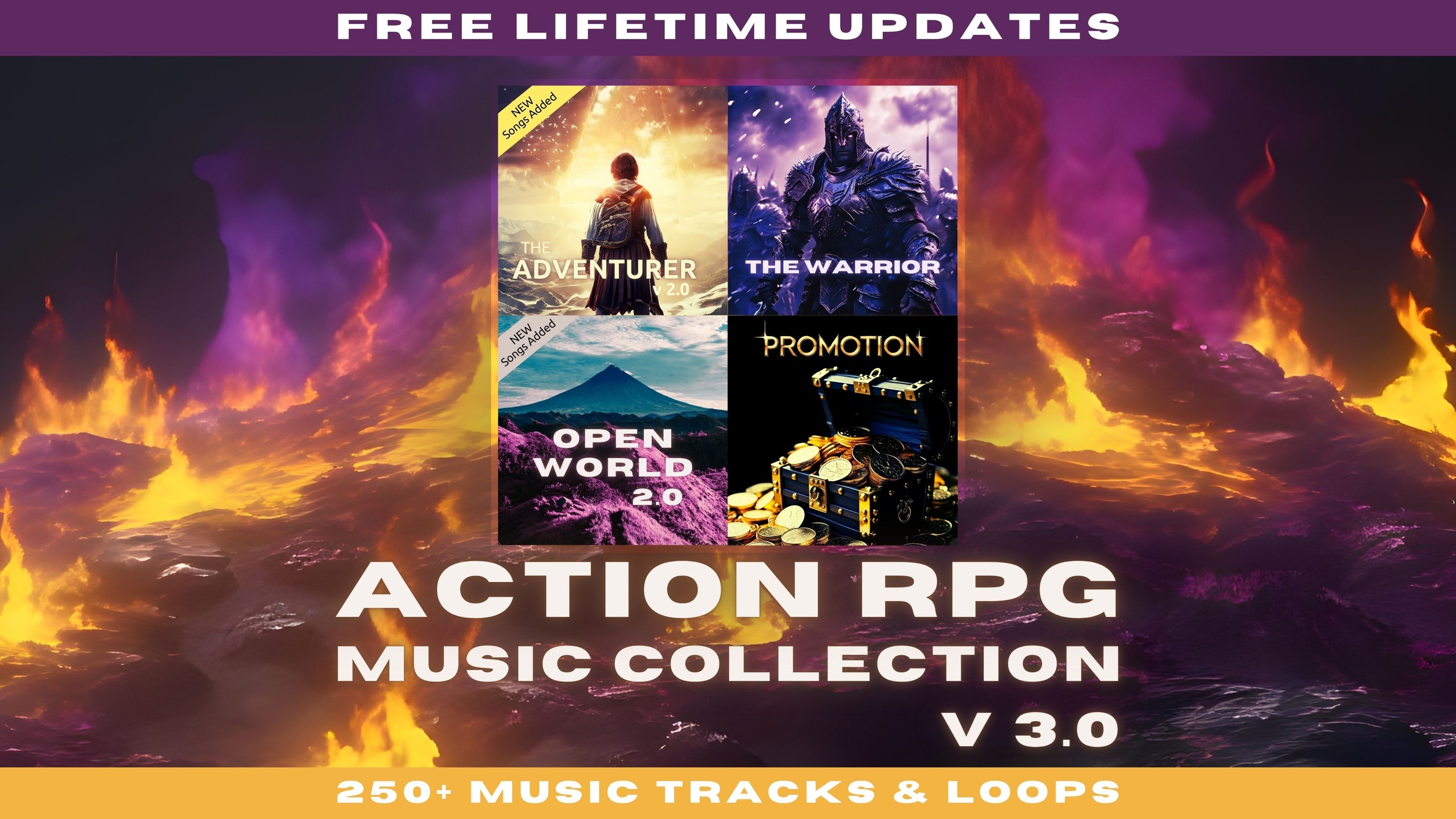 Media 1 for listing Action RPG Music Collection v 3.0 (250+ Pieces Of Music)