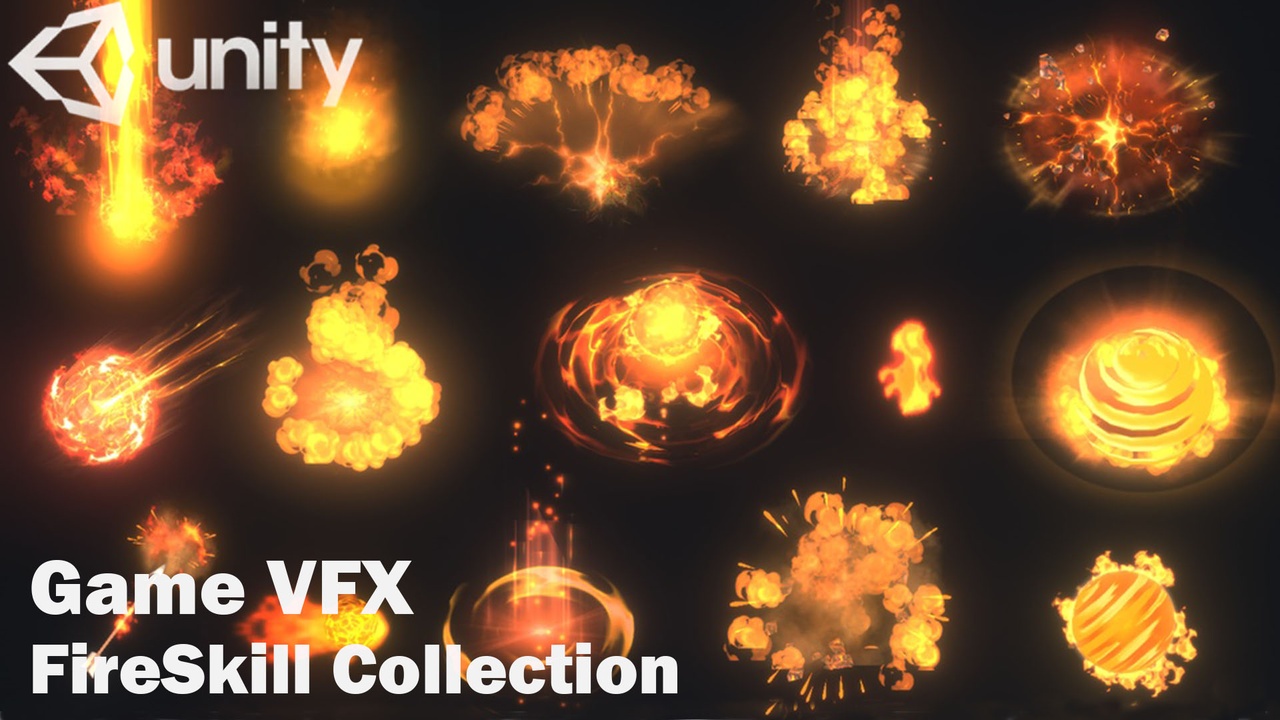 Game VFX - FireSkill Collection 제품 등록을 위한 미디어 1개