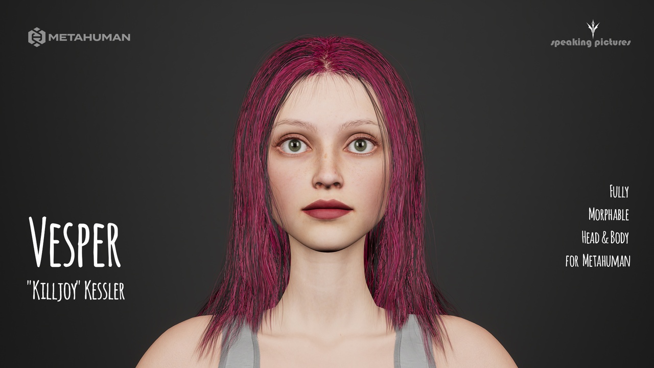 Media 1 for listing 🎯 Vesper "Killjoy" Kessler – Sweetest Reaper | Cute Assassin & Galactic Nomad ☠