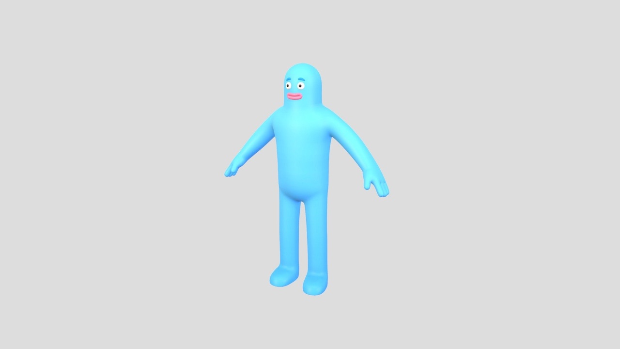 Media 1 for listing Character320 Blue Guy