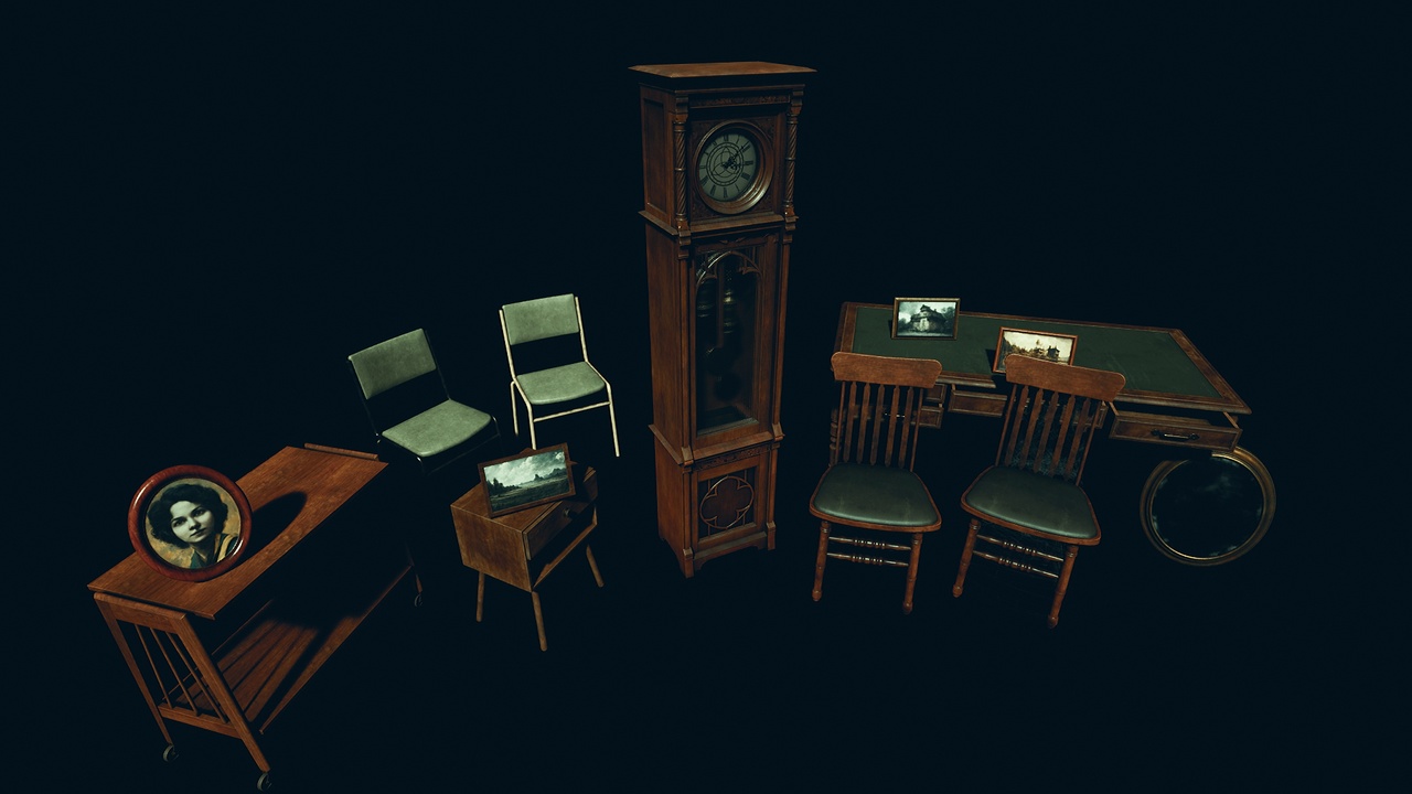 Media 1 for listing Functional Grandfather Clock and Furniture Pack