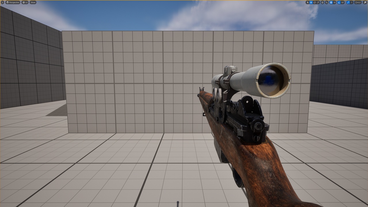 Media 1 for listing Semi-auto rifle with animations