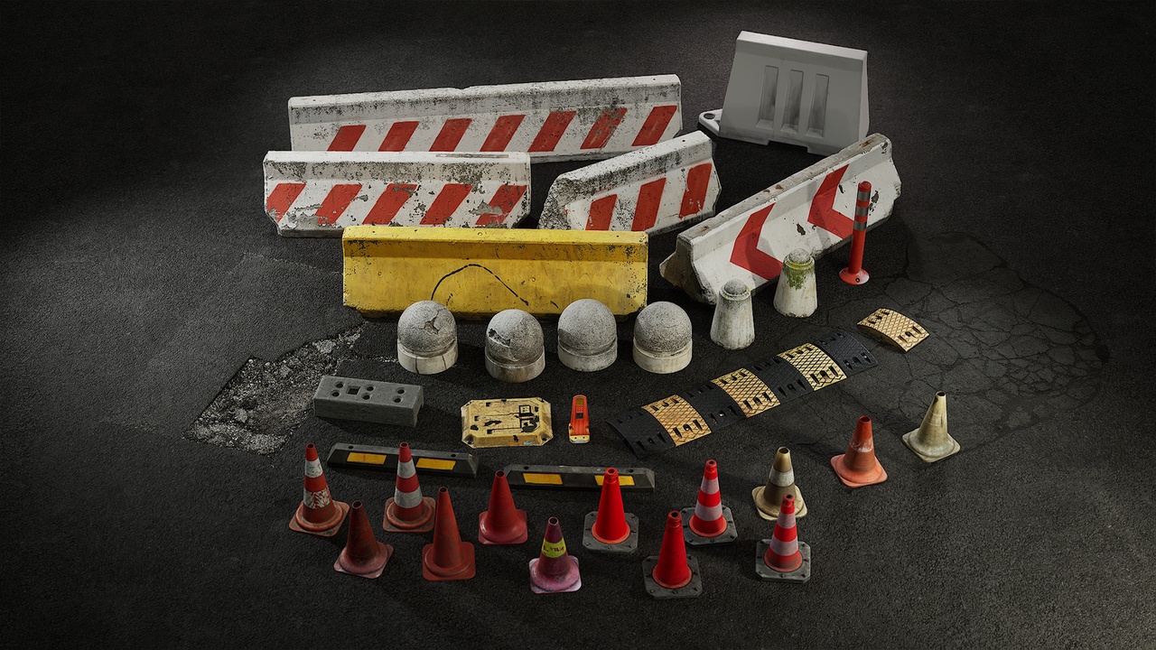 Media 1 for listing Scanned Traffic Props Vol 1