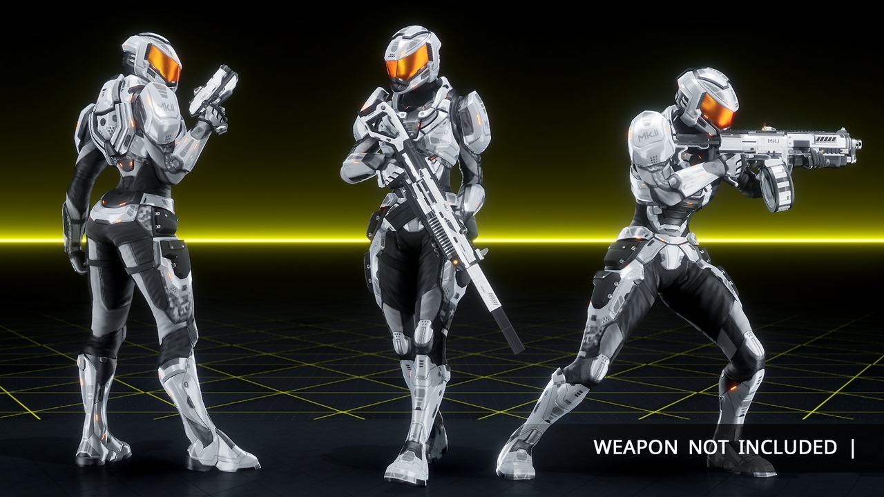 Media 1 for listing SciFi Character PILOT MK II Female