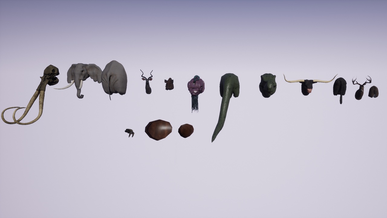 Media 1 for listing Hunter's Trophy Head Wall Mount Collection