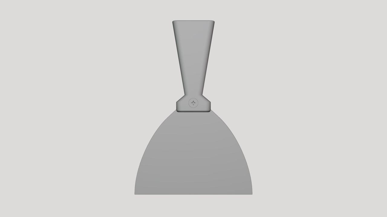Media 1 for listing Putty Knife - Geometry Only No Textures No Materials