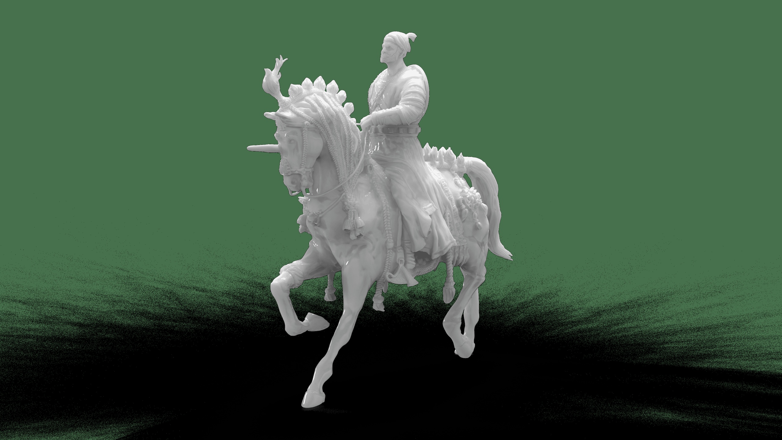 Media 1 for listing King Shivaji maharaj on horse