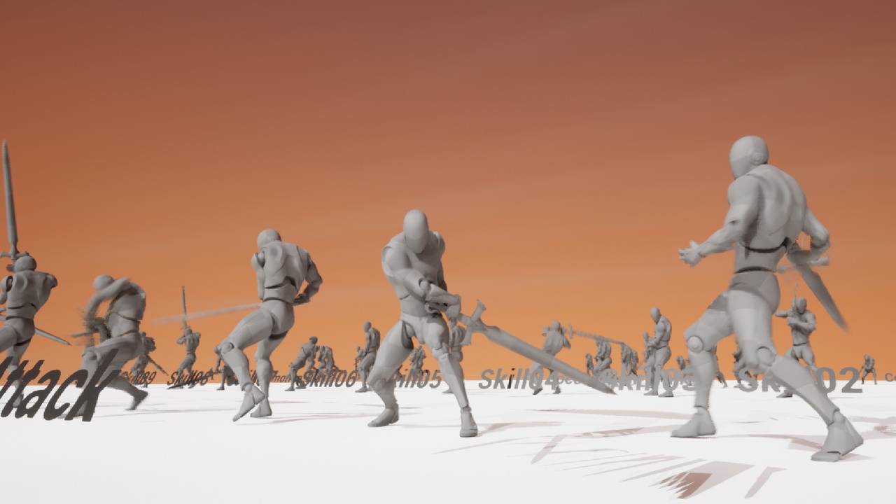 Media 1 for listing GreatSword Action RPG Animation Pack