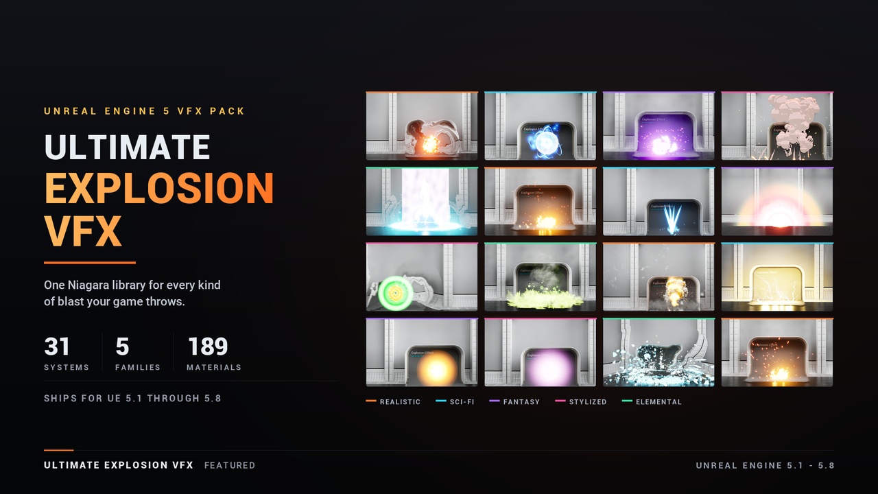 Media 1 for listing Ultimate Explosion VFX