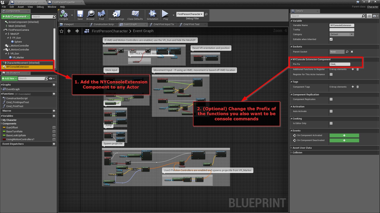 Media 1 for listing Not Yet: Blueprint Console Commands