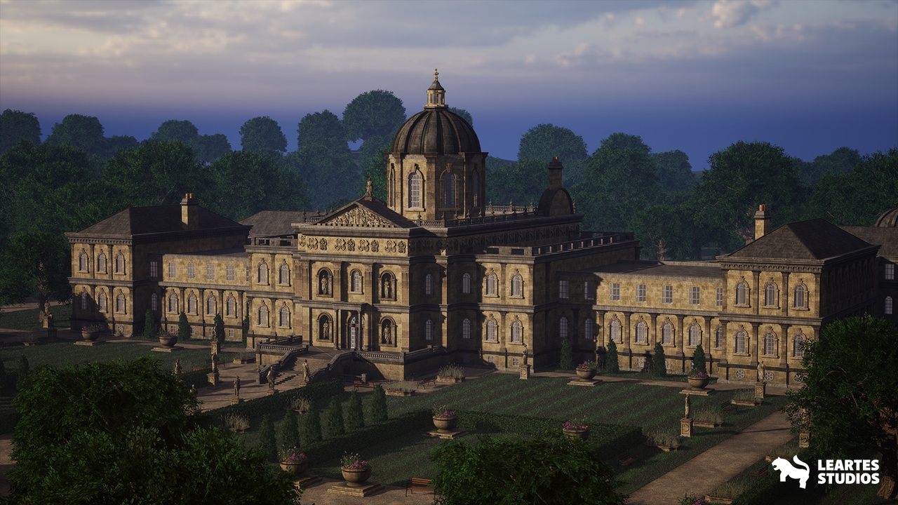 Modular English Mansion ( Modular English Mansion Exterior Interior Building )
