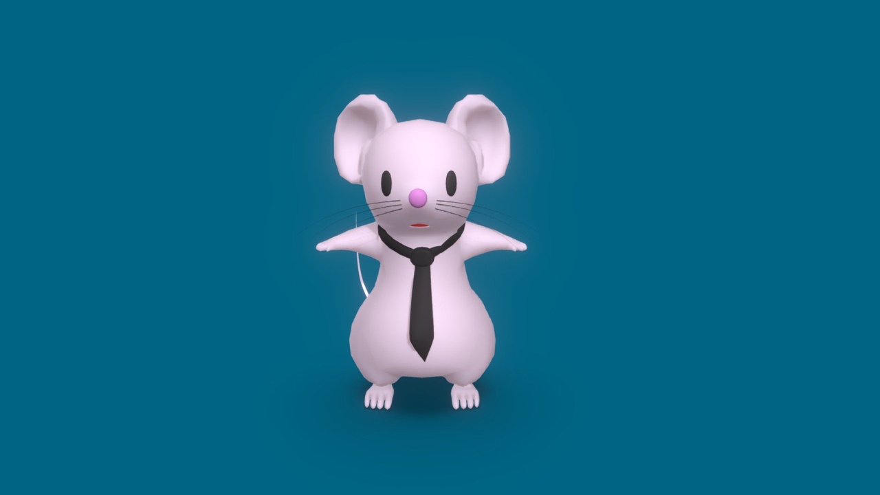 Media 1 for listing Playful 3D Mouse Model - Cute & Charming