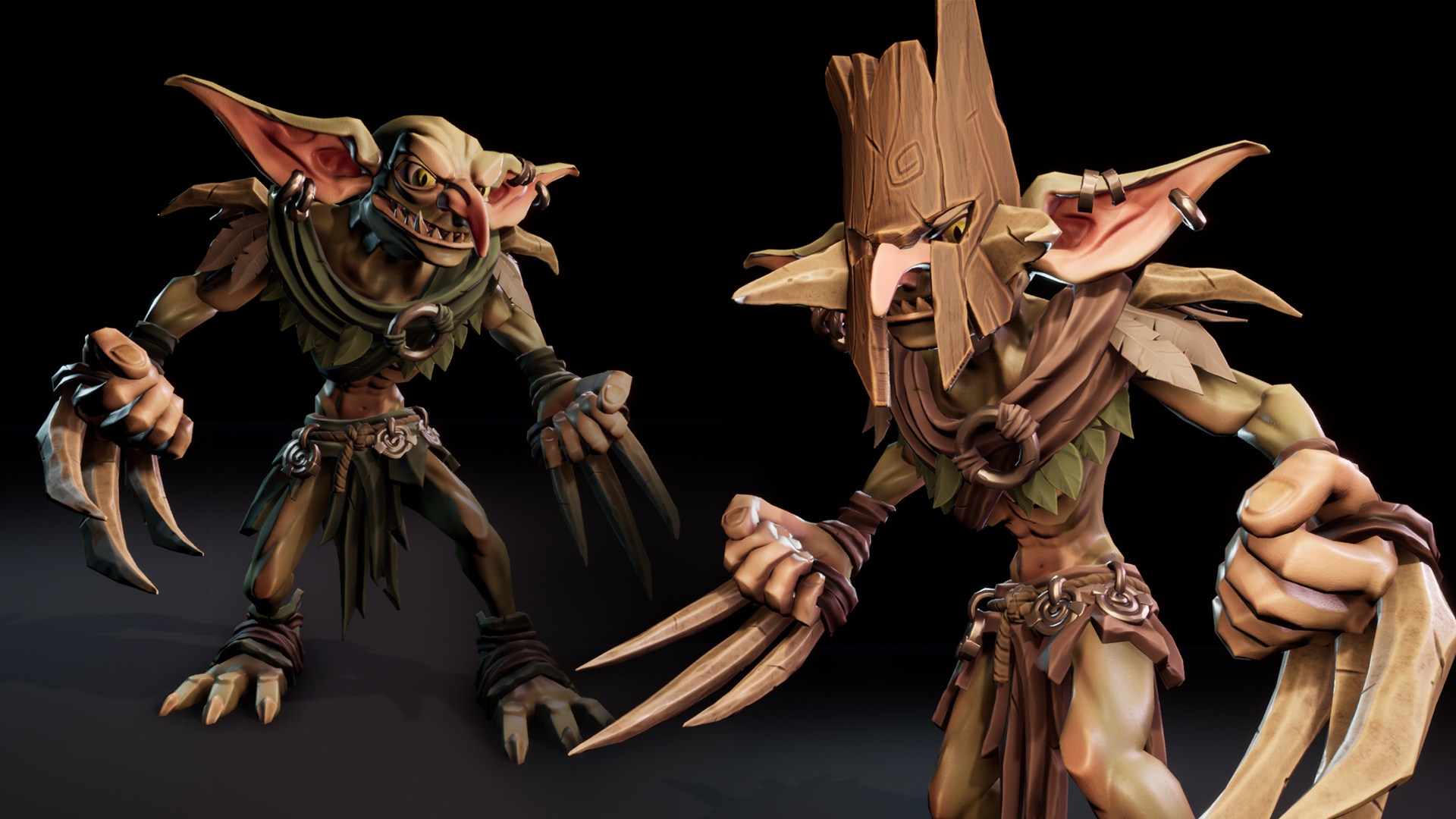 Media 1 for listing Stylized Goblin Berserker