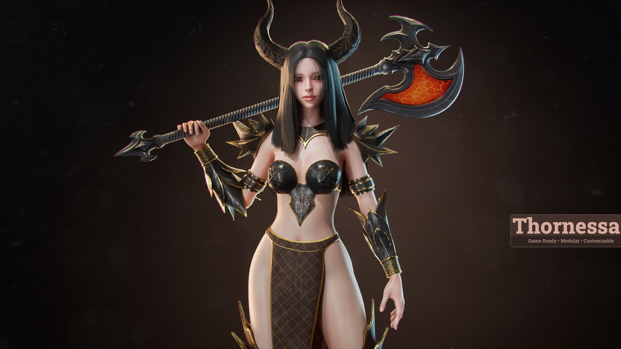 Media 1 for listing Dark Sorceress Thornessa