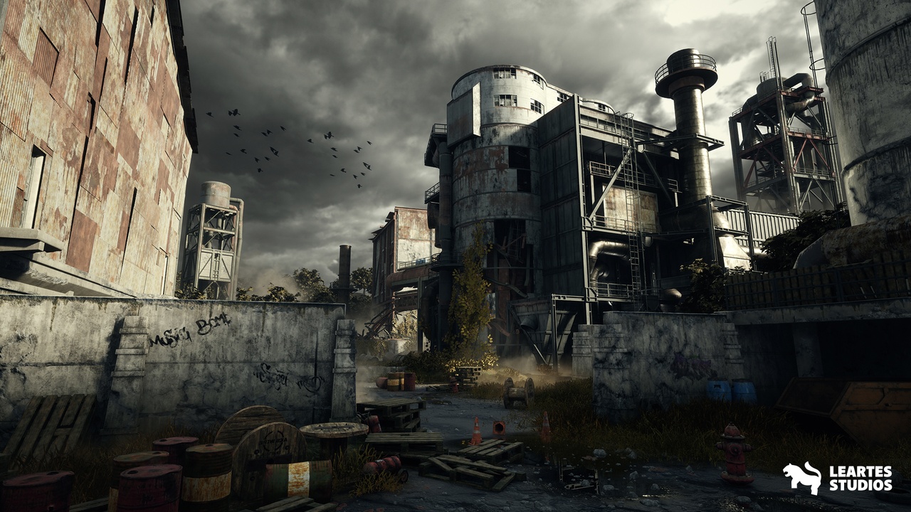 Media 1 for listing Abandoned Industrial Factory Environment ( Abandoned Industrial Factory 3D )