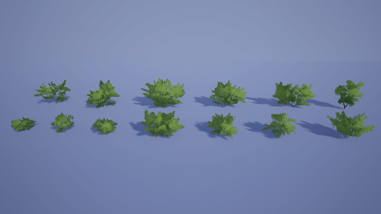 Media 1 for listing Realistic Bushes 1