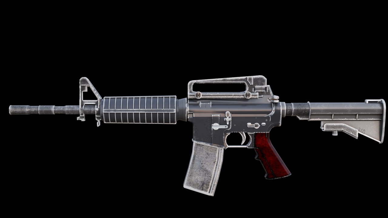 Media 1 for listing Futuristic Tactical Assault Rifle - Game Ready
