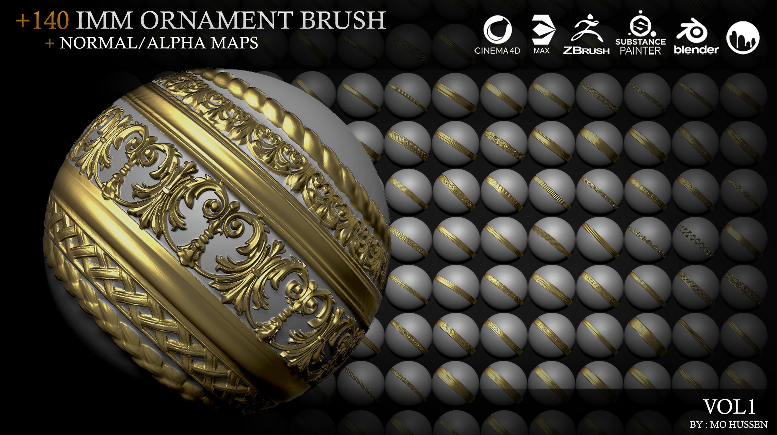 Media 1 for listing +140 Trim ORNAMENT Alpha/Normal