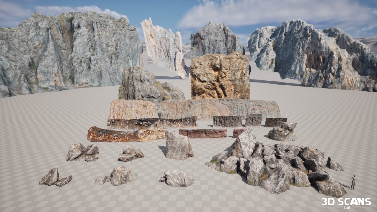 Media 1 for listing Rocky And Soil Cliff Pack