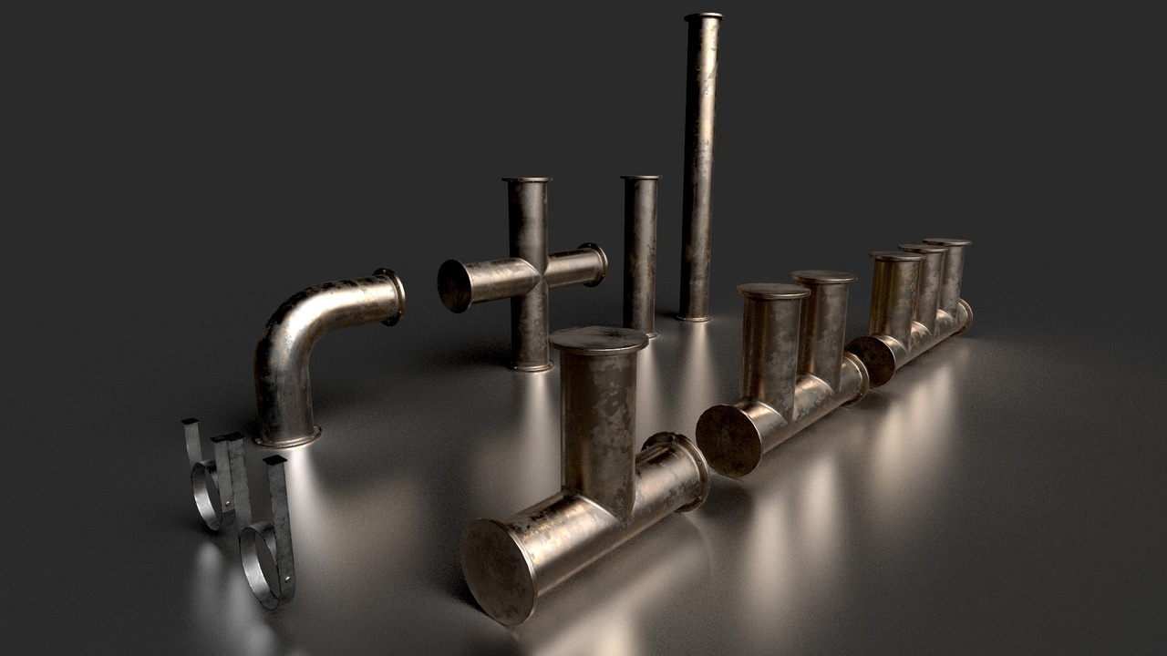 Media 1 for listing Pipes kit (no visibile seams)