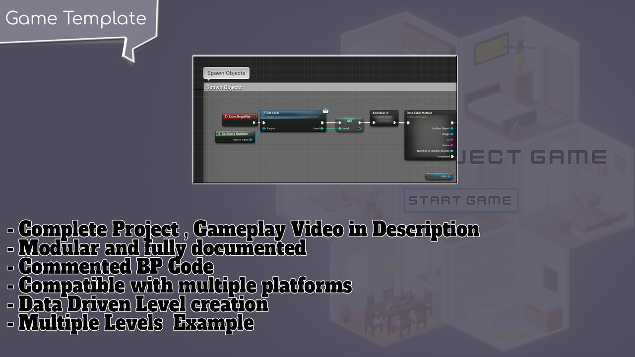 Media 1 for listing Multiplayer Hidden Object Game Template