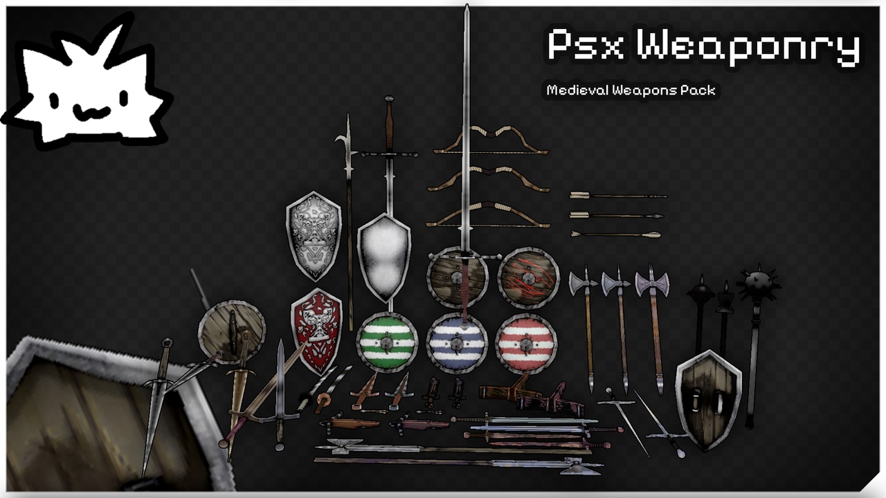 Media 1 for listing PSX Medieval Swords Bows Axes!