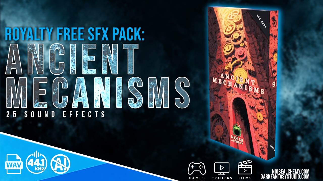 Media 1 for listing ANCIENT MECHANISMS – 25 Sound Effects