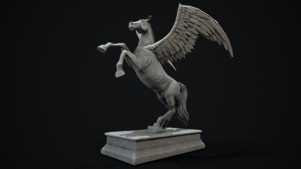 Media 1 for listing Pegasus Statue