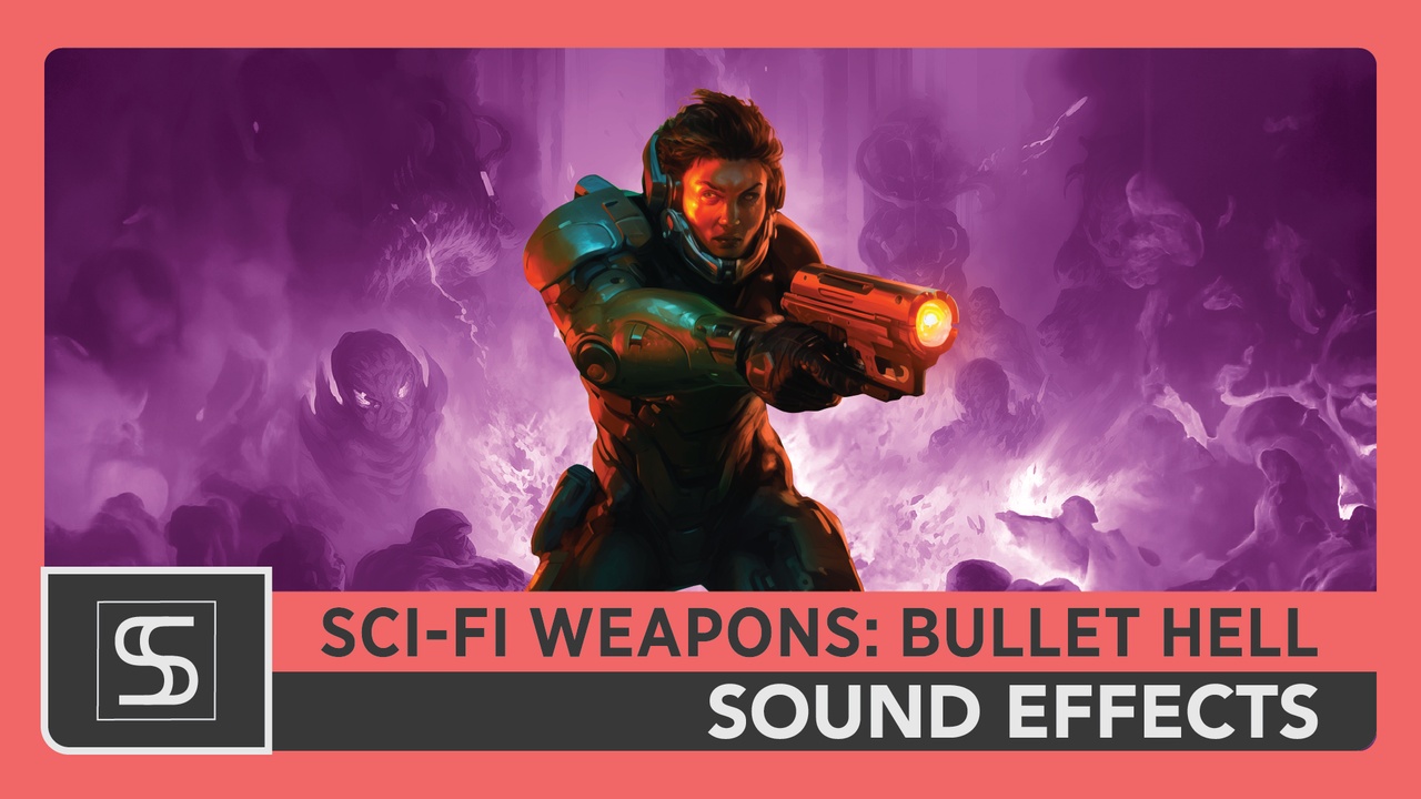 Media 1 for listing Sci-Fi Weapons: Bullet Hell Sound Effects Pack