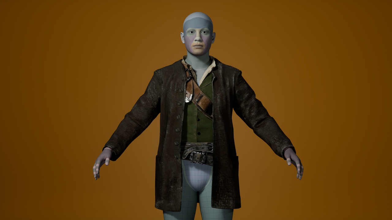 Media 1 for listing Pirate Coat (Var. 4) - Metahuman