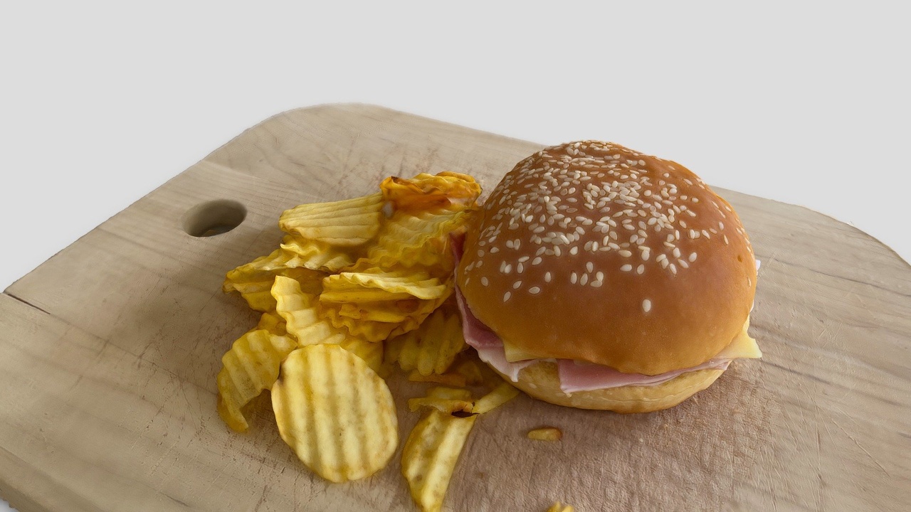 Media 1 for listing Ham & Cheese sandwich and crisps