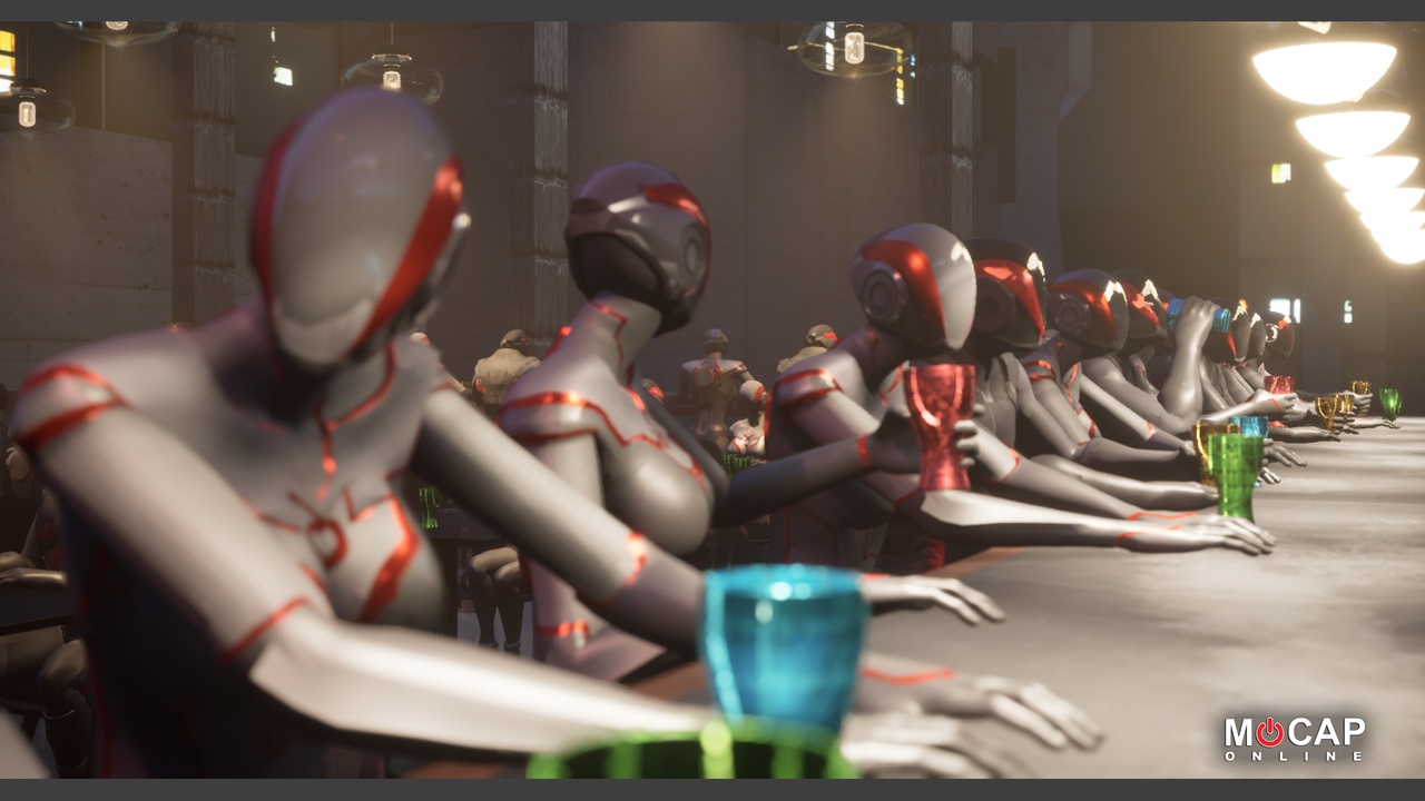 商品 Bar Drinking - MoCap Animation Pack 的媒体 1
