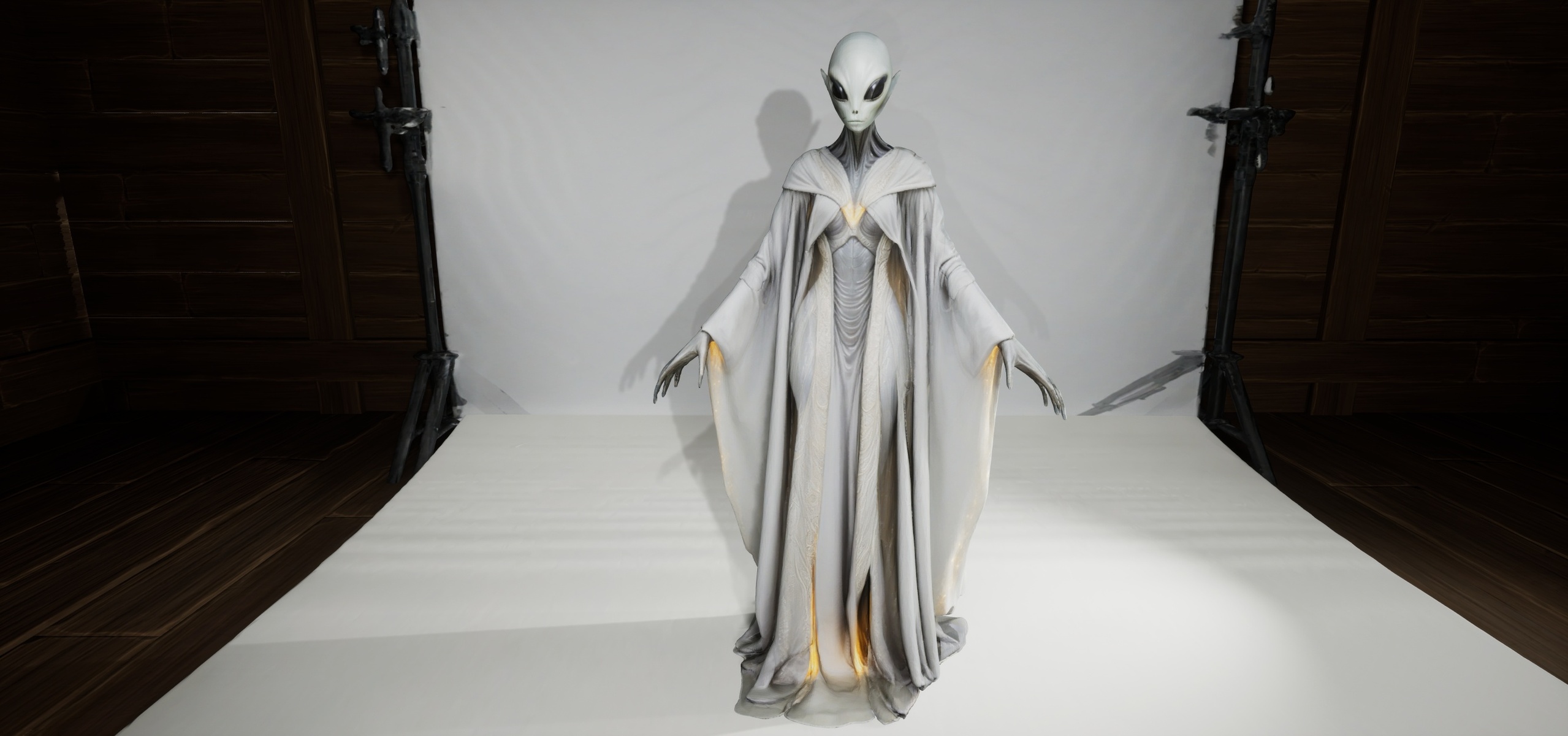 الوسائط 1 للقائمة Alien In Robe - Character - Prop