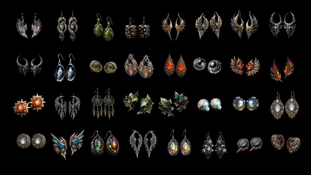 Media 1 for listing Earrings - Icons